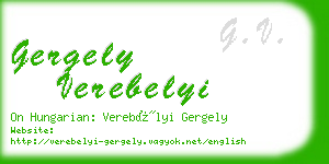 gergely verebelyi business card